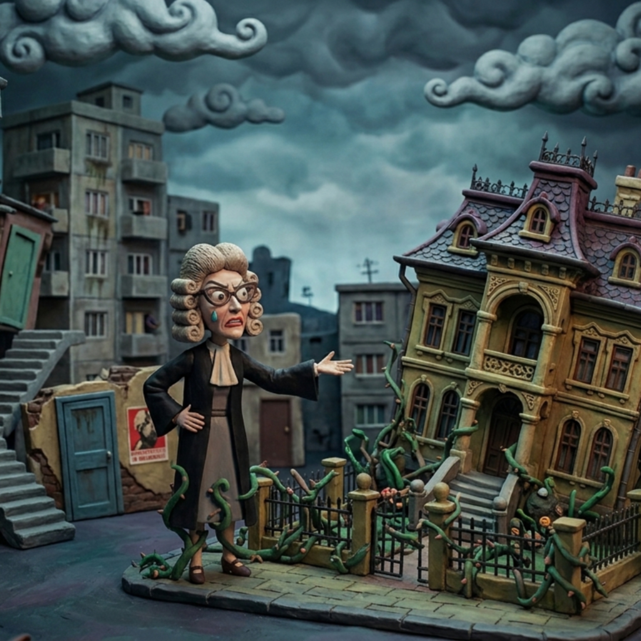 Judecătoare de la Tribunalul Municipiului cu o vilă în curte.