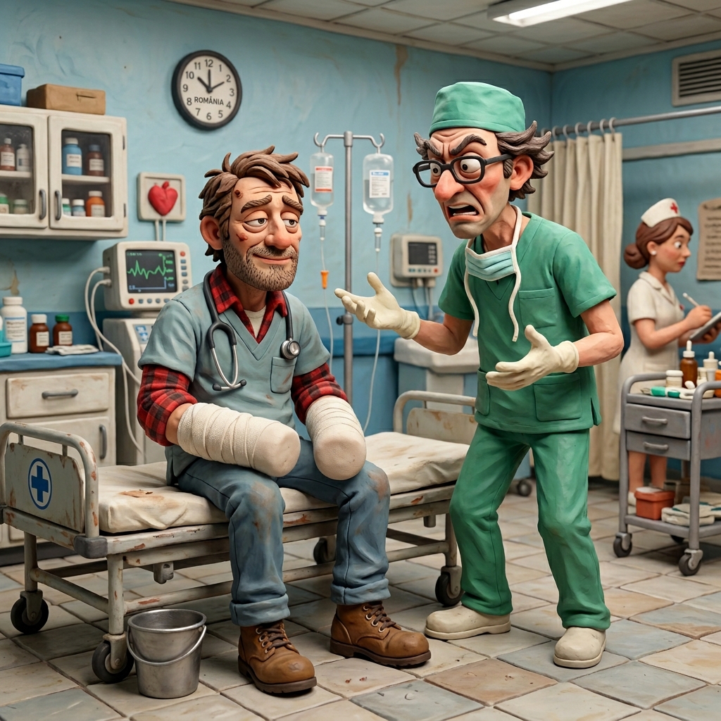 Un accident teribil: și-a retezat toate cele zece degete